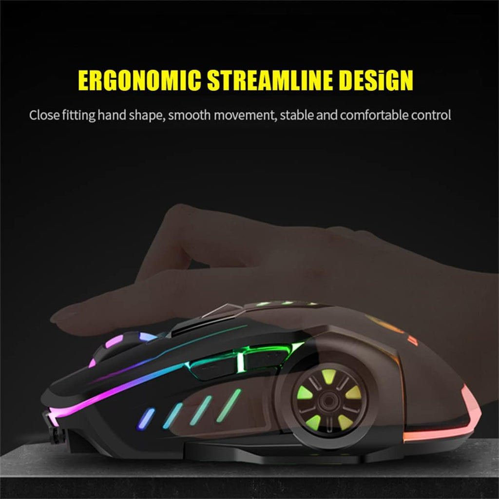 Gaming Glowing Mouse Backlit E-sports Colorful LED Light Mouse