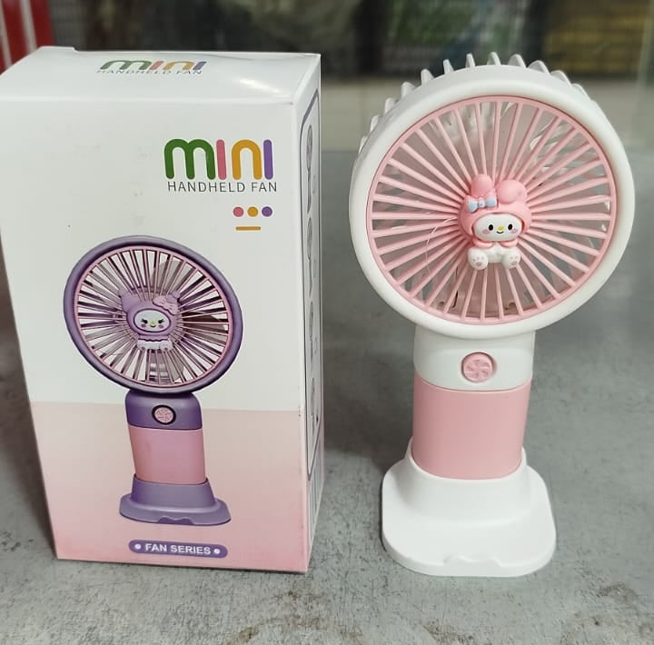 Summer Fruit Cartoon Handheld Mini Fan(random color )