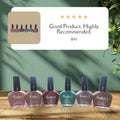 Pack Of 06 Kashee's Nail Polish ( Random Color )