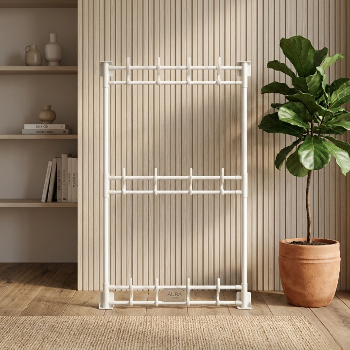 Wall-Mounted Corner Storage Rack  | Strong Carbon Steel | Random Color