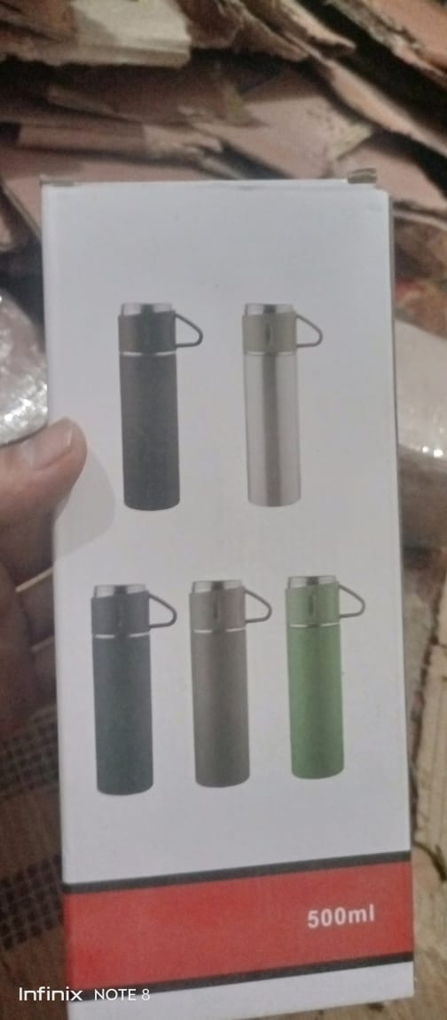Sports Water Bottle –500ml (Random Color)