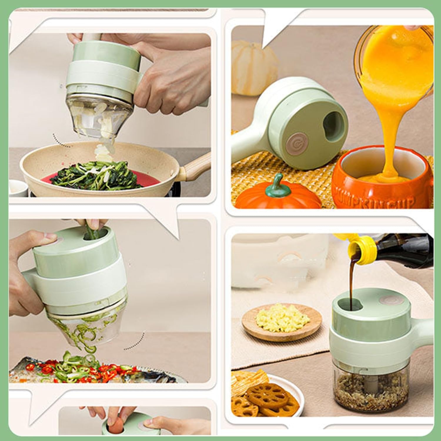 Electric Handheld Vegetable Cutter