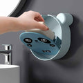 Wall Mounted Cute Panda Soap Dish Holder(Random color)