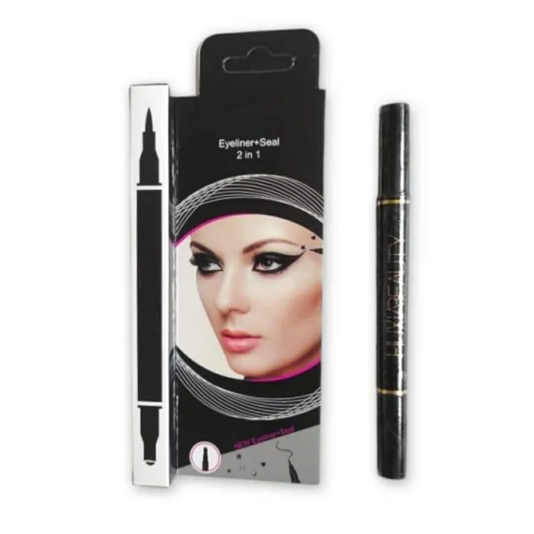 2-in-1 Waterproof Eyeliner & Stamp Liner Pen