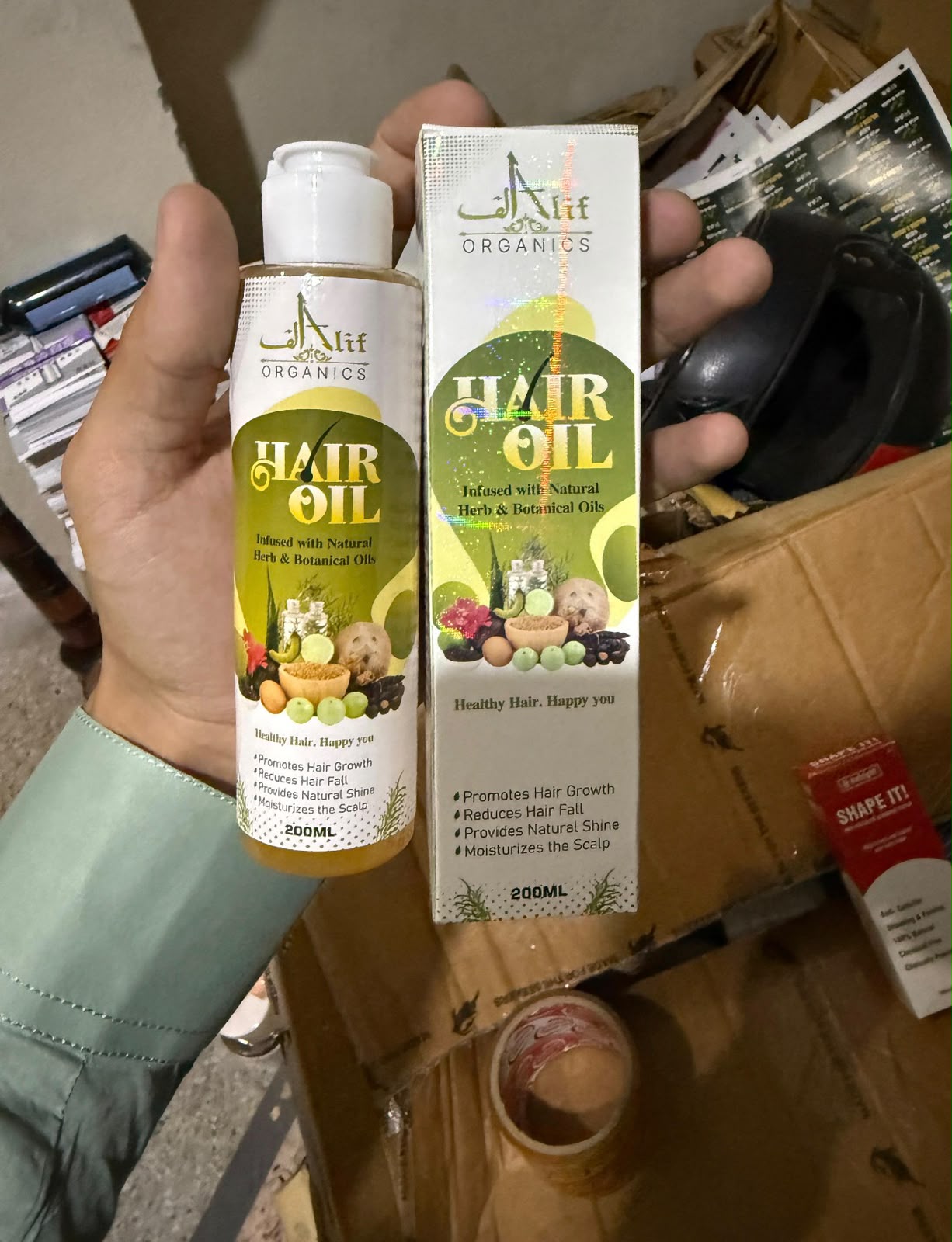 Alif Organics Natural Hair Oil 200ML