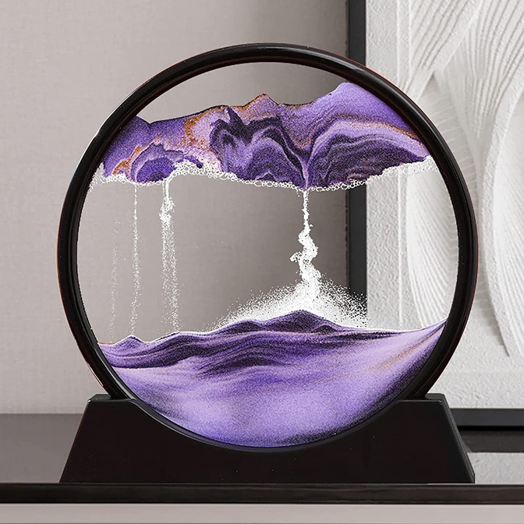 3D Moving Sand Art Lamp (Random Color)