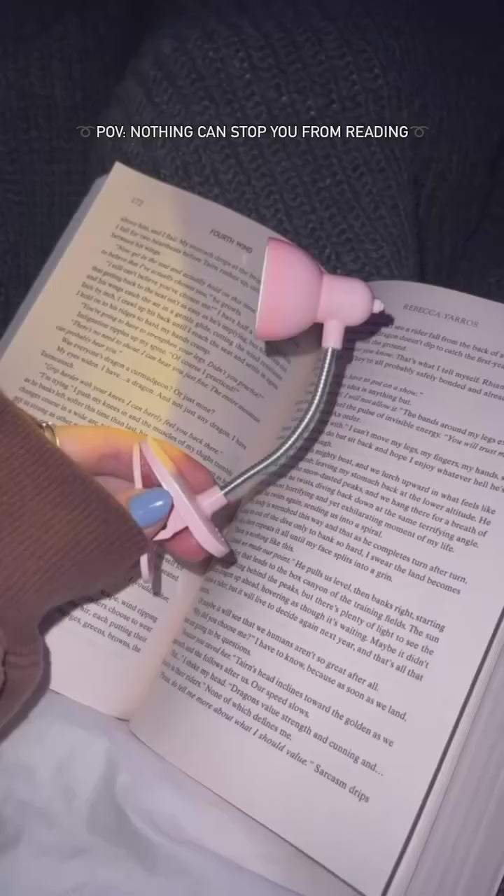 Portable LED Reading Lamp With Clip